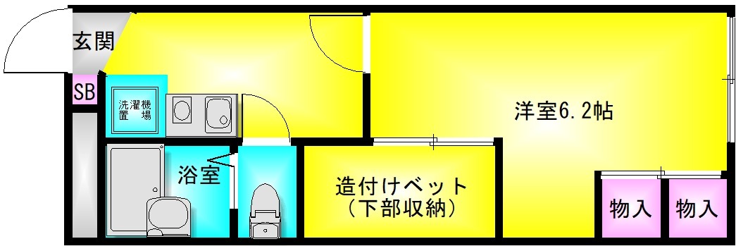 バウム フェルドの間取り写真
