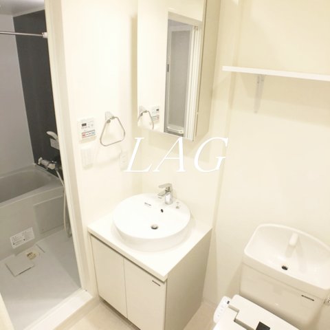 洗面設備　洗面台です。