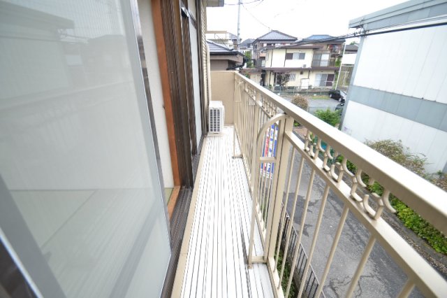 バルコニー　落ち着いた時間を過ごせるバルコニーです