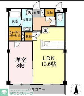 レーブロジュメンの間取り写真