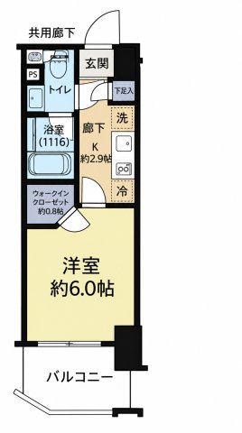 東京メトロ半蔵門線 水天宮前駅 徒歩7分 7階建 築15年の間取り写真