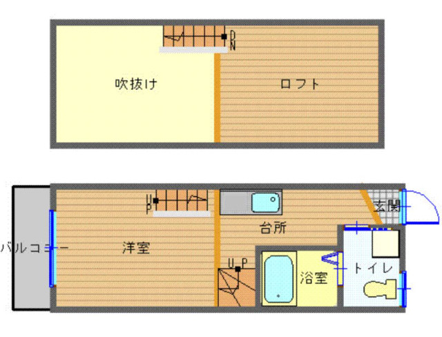 ＲＩＭハイツ弐番館の間取り