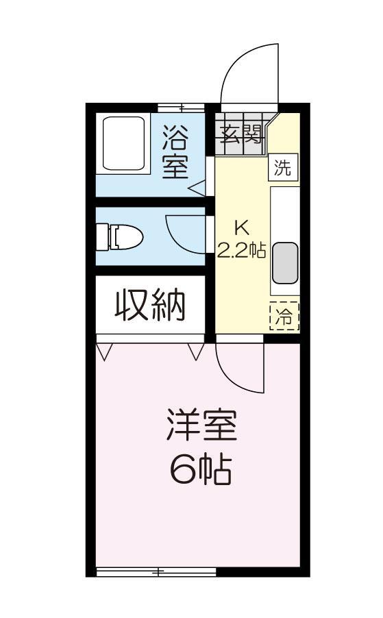 コーポ渡辺の間取り