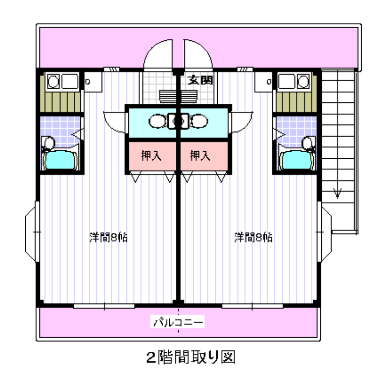 アパート井上の間取り