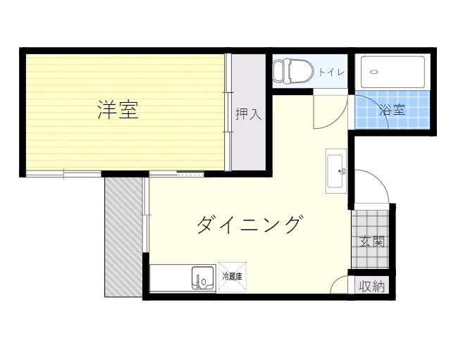 ユニバビル2の間取り