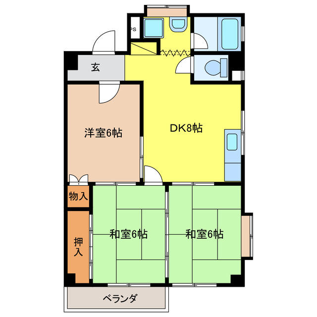 寿第３ビルの間取り