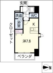 プレサンス名古屋駅前グランヴィルの間取り
