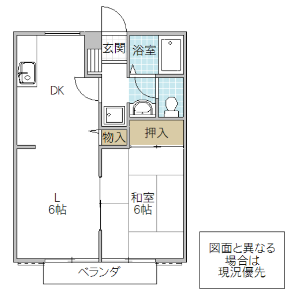 フローラハイツの間取り