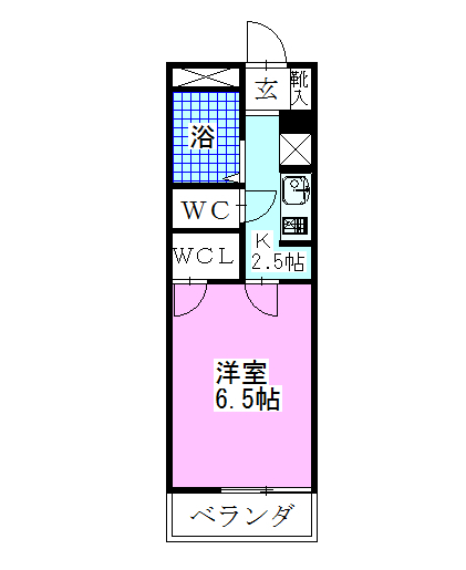 【レオパレス新鎌ヶ谷ＫＩＹＯＴＡの間取り】