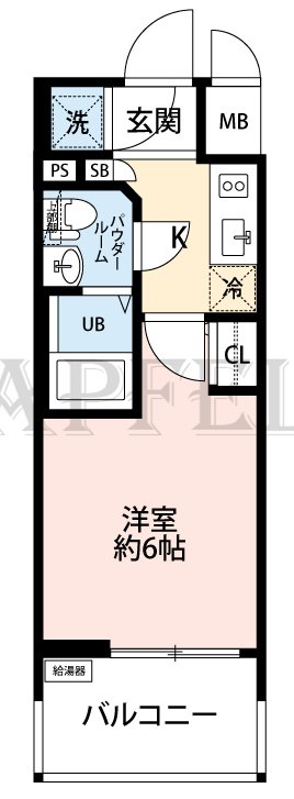 エスリード大阪NAGAHORI GATEの間取り写真