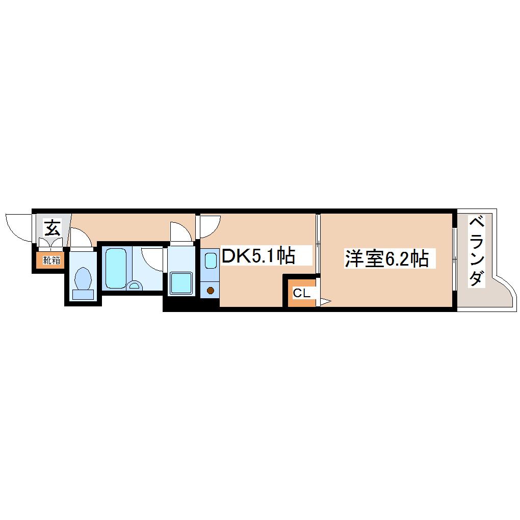 ライオンズマンション長町の間取り