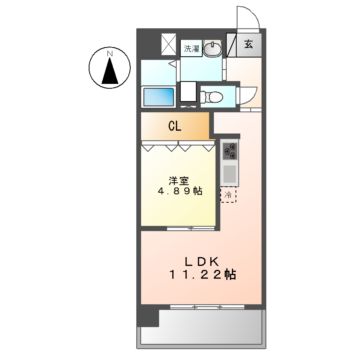 セントピア岡安の間取り