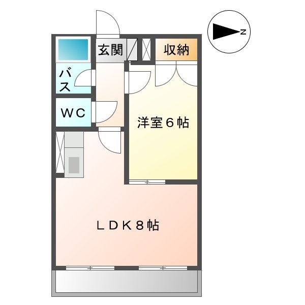 エスタ植田の間取り