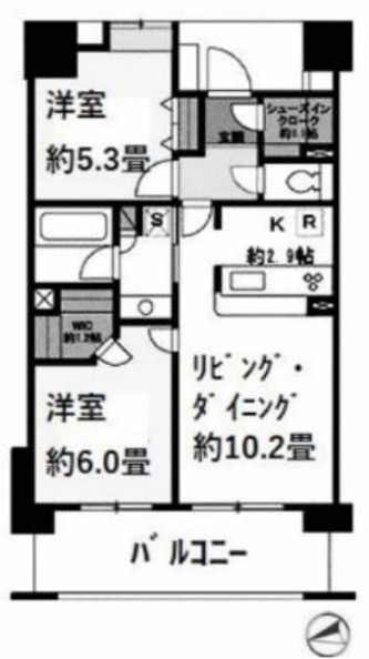 スカイクレストビュー東京の間取り