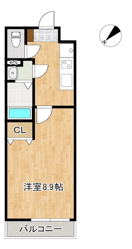 Ｌｉｎｅａｇｅ　Ｃｏｕｒｔ野洲駅西の間取り