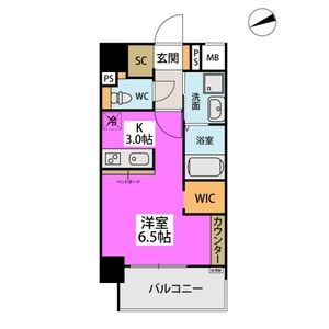 福岡市早良区野芥のマンションの間取り