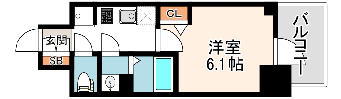 アドバンス大阪ストーリアの間取り