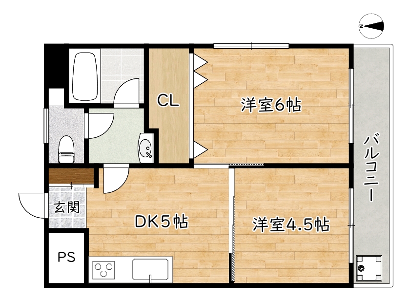 サンパレス21東園田IIの間取り