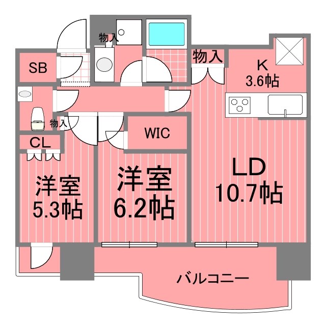 ブルーハーバータワーみなとみらいの間取り