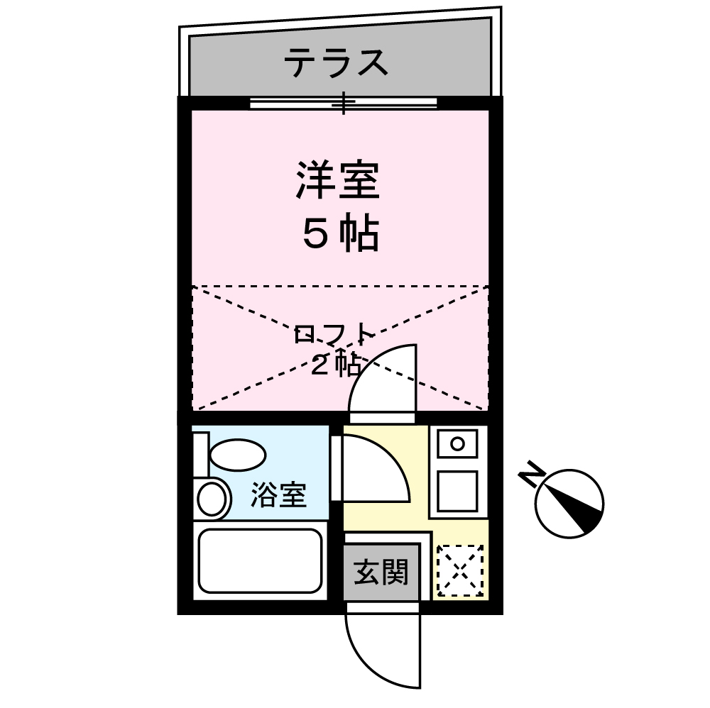 リビング・Iの間取り