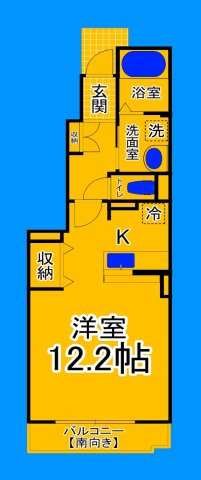 【堺市堺区緑町のアパートの間取り】