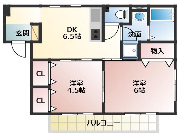 ウイングハイツの間取り