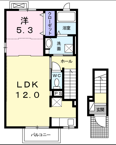 コンフォートＣの間取り