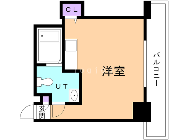 札幌市中央区南七条西のマンションの間取り