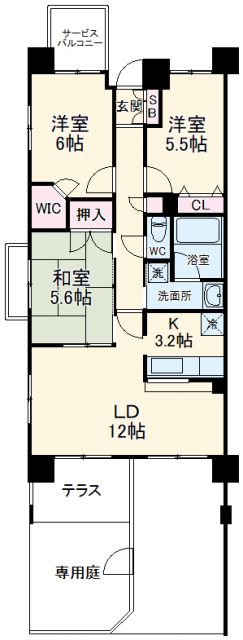 コニファーコート東松戸の間取り