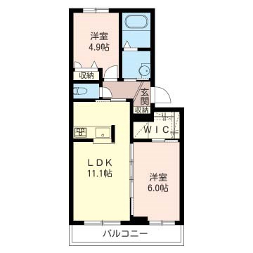 メゾンプレールカネザワの間取り