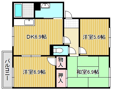 コーポ　セルマーユの間取り