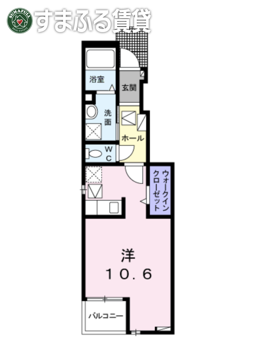 カルム　ブランシュの間取り