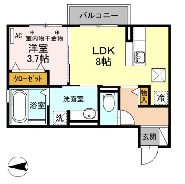 カーサ・ステラの間取り