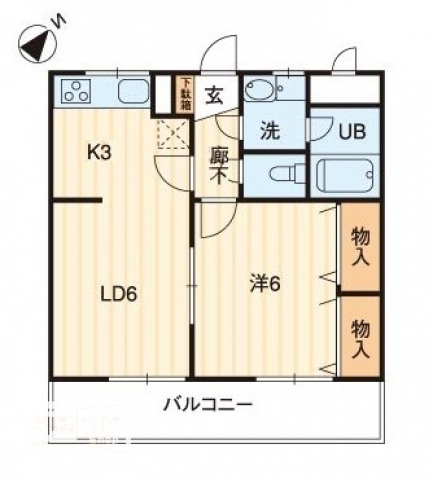 コンフォルト桜町の間取り