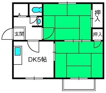 【エスポワールＡ棟の間取り】