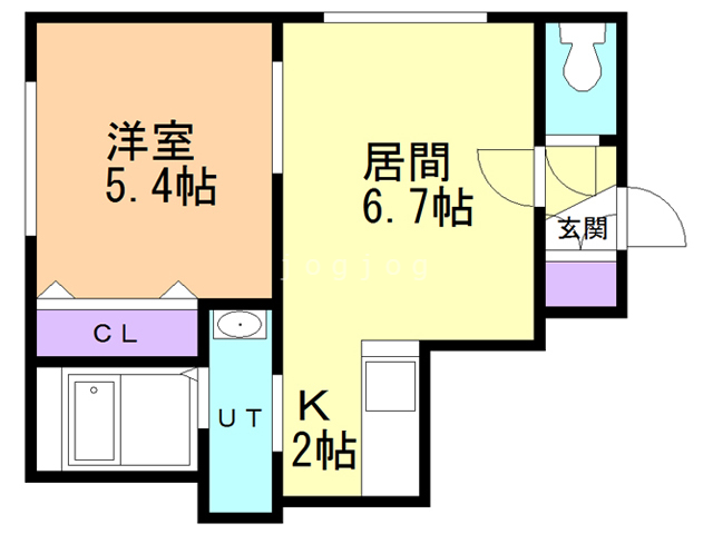 アレンダール弐番館の間取り