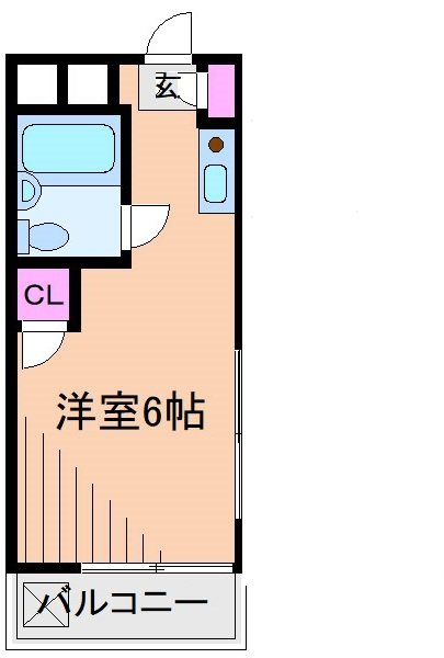 スカイコート綱島の間取り