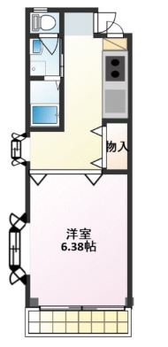 横浜市南区井土ケ谷上町のマンションの間取り