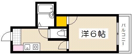 広島市西区草津東のマンションの間取り