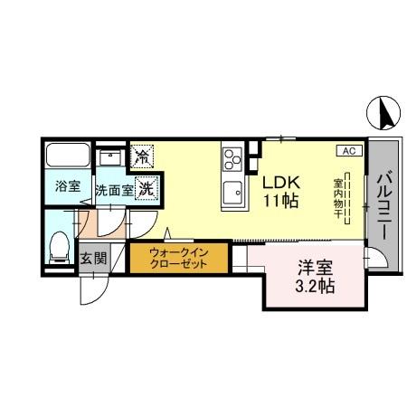 Ｄーｒｅｓｉｄｅｎｃｅ新庄　IIの間取り