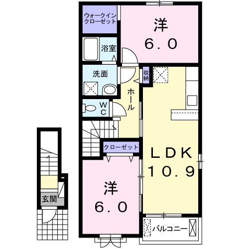 ソレイユ　Ｓｏｌｅｉｌの間取り