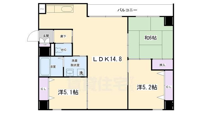 洛翠舎の間取り