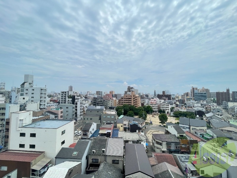 【大阪市港区夕凪のマンションの眺望】