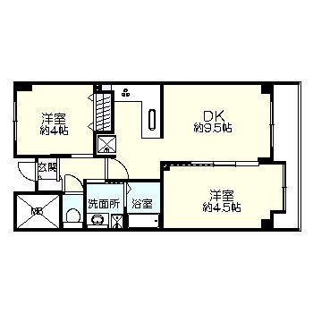 シティハイツ鶴見の間取り