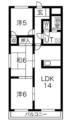 メゾンシャンポールの間取り