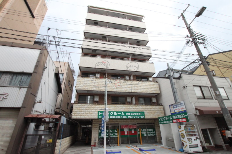 【大阪市阿倍野区美章園のマンションの建物外観】