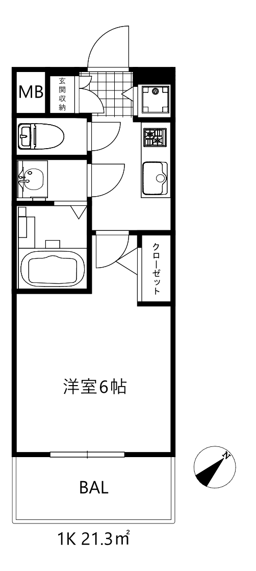 ファーストフィオーレ神戸スペラーレの間取り