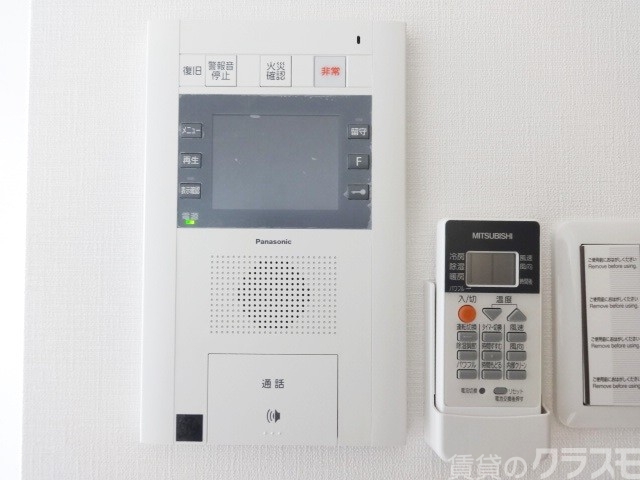 セキュリティ　モニター付きのオートロックなので安心。