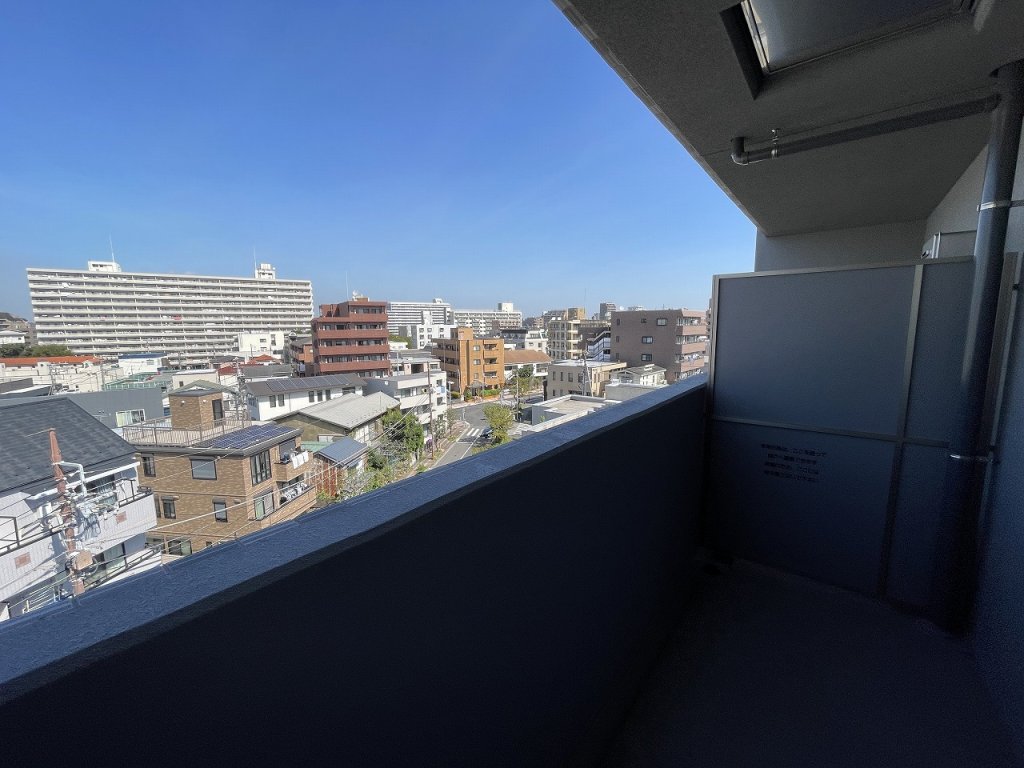 バルコニー　北向きバルコニー　前面棟なし