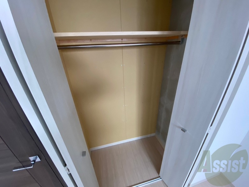 収納　洋室にはクローゼットがあるのですっきり片付きそうです。